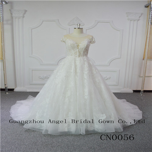 Unique Top Lace Bridal Dress