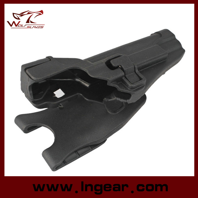 Airsoft Tactical CQC Rh Paddle Holster for Colt 1911 M1911 with Xiphos Light Bk