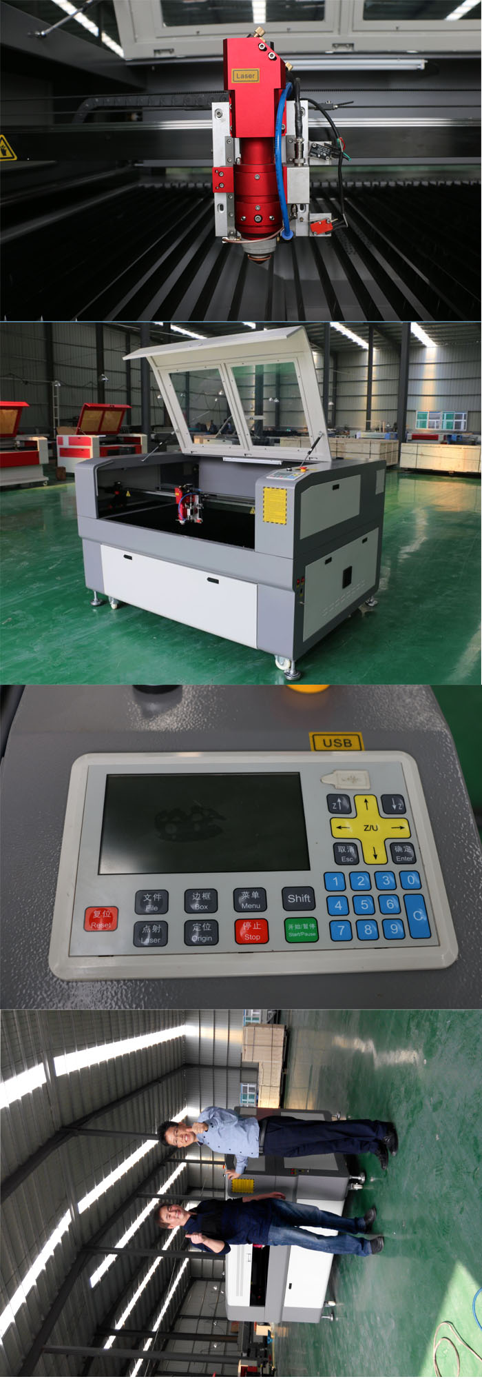 Ck1390 1.5mm 150W/180W Laser Cut Metal Machine