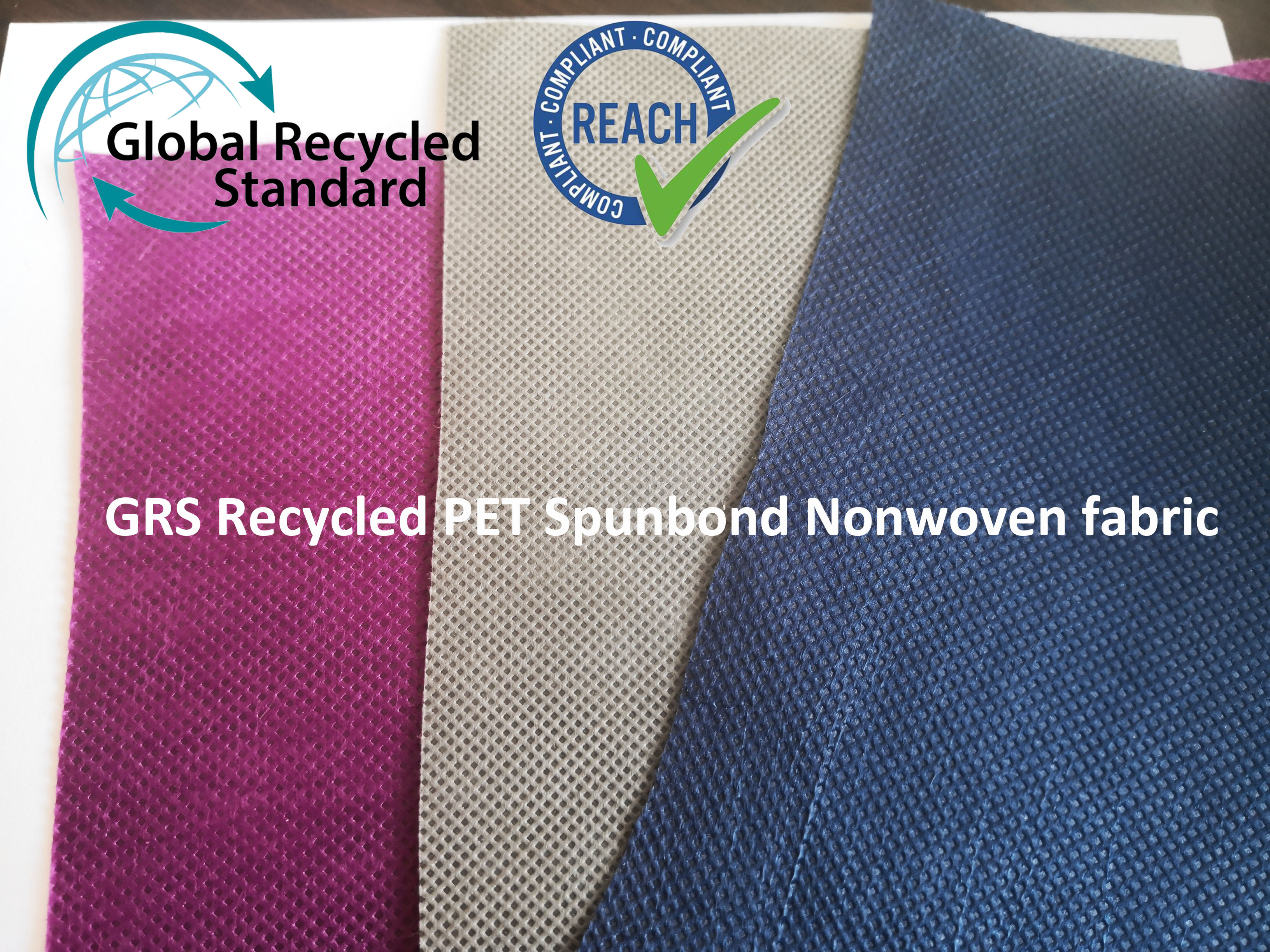 Dyed R-PET Spunbond Nonwoven Fabric Dyed R-PET Spunbond Nonwoven Fabric