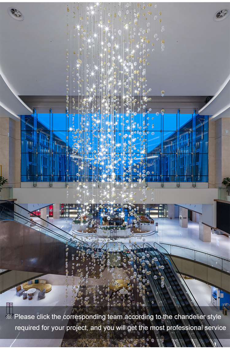 hotel lobby chandelier