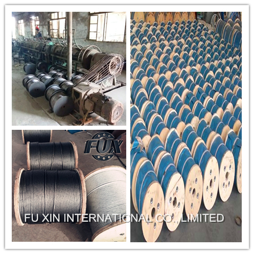 Galvanized and Ungalvaized Round Strand Steel Wire Rope