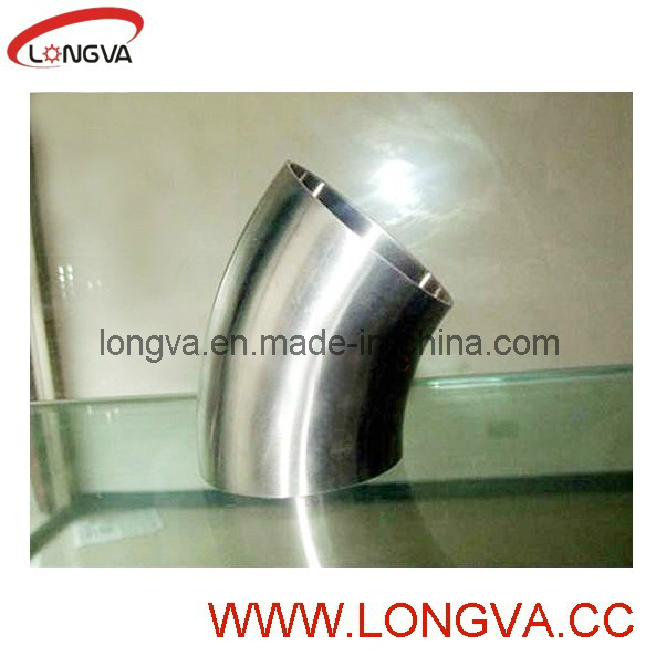 Polished Sanitary Stainless Steel Butt Welded Elbow