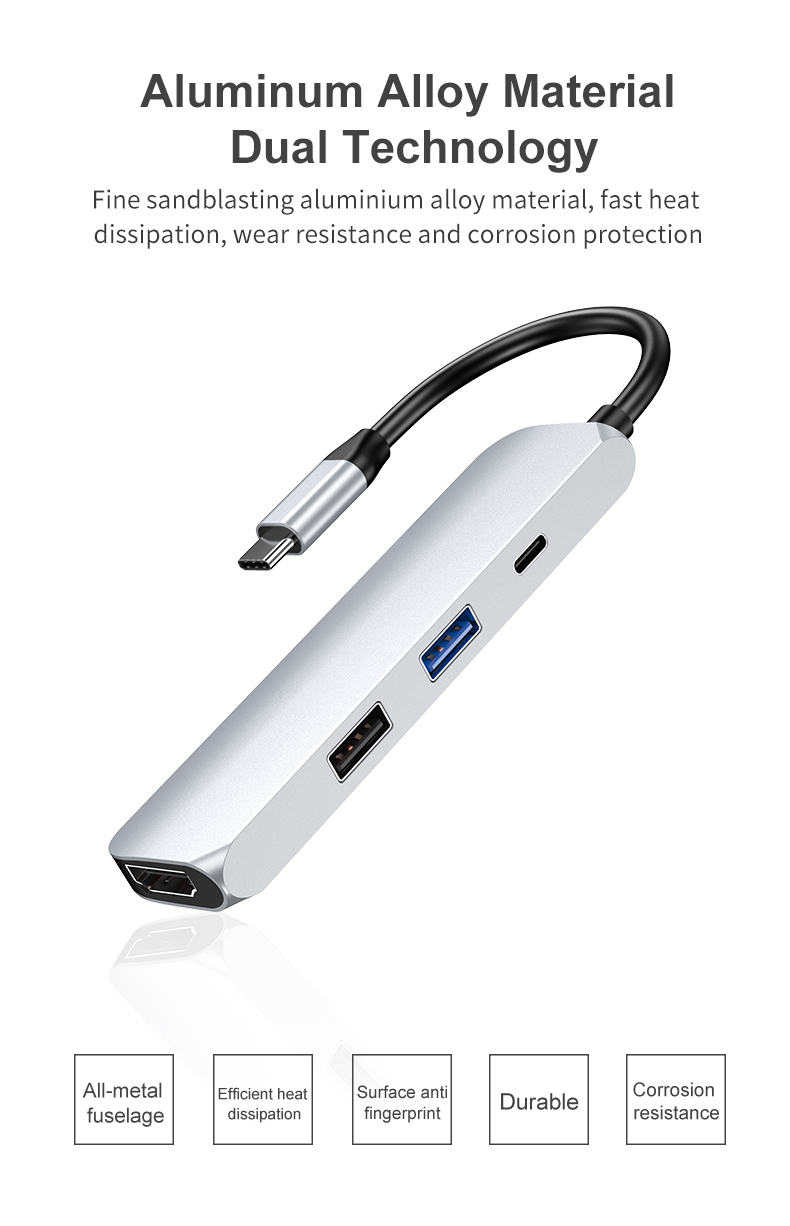 USB-C HUB 4 in 1