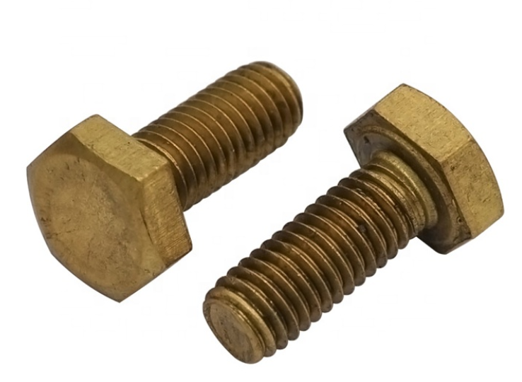 Metric brass Hex head bolts