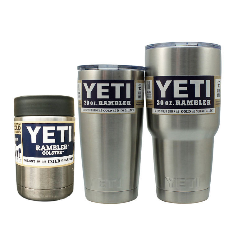 Hot Sale Colster Stainless Steel 12oz Yeti Cups/Rambler Tumbler 330 Oz /20oz Yeti Cup