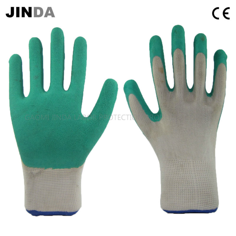 Latex Coated Labor Protective Work Gloves (LS301)