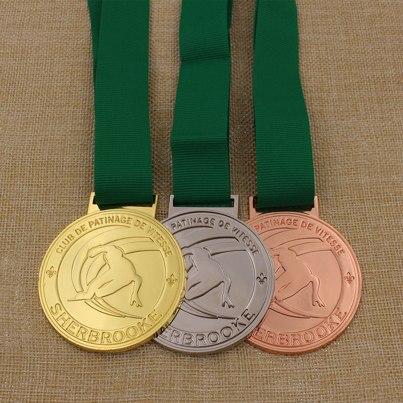 Custom Metal Sport Ski Medal for Award Gold Silver Bronze
