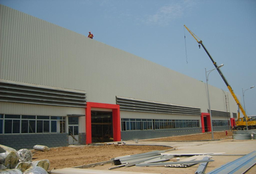 Parapet Wall Prefabricated Light Steel Structure Workshop (KXD-SSW99)