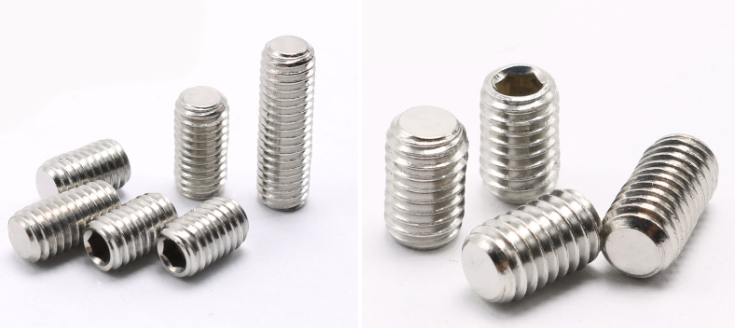 set screws with flat 