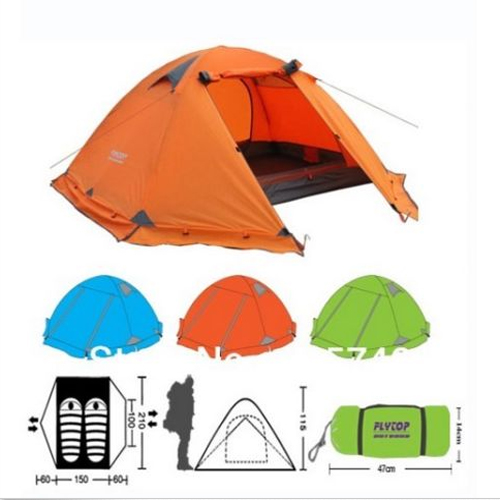 Double Layer Professional Outdoor Camping Tent 2-3 Persons Tent