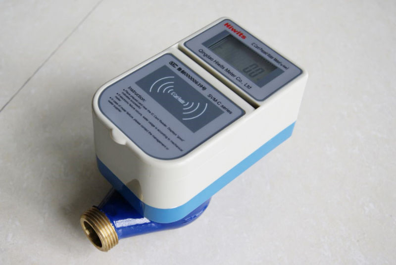 Factory Seal Multi Jet Prepaid Smart Anolog Water Meter with IC Card