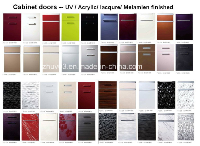 Water Proof Anit Scartch Kitchen Cabinet Doors with Many Colors (customized)