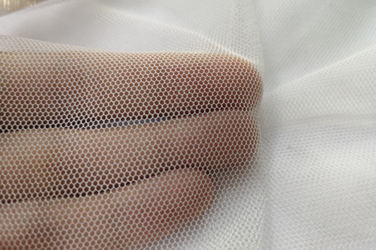 Casual 50D Polyester Knit Mesh Net Dress Fabrics