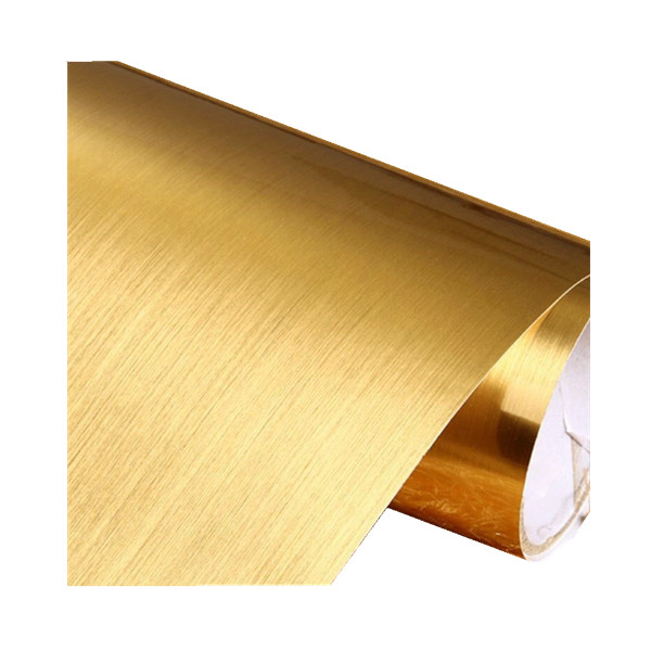 Bürsten Sie goldmetallisierte Haustierfolie Brush gold metallized pet film