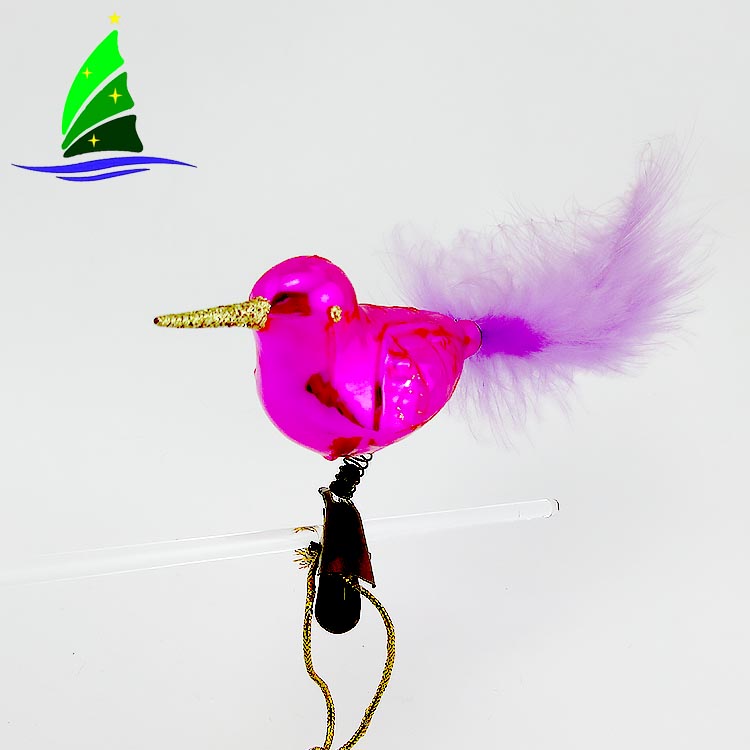 Adornos de vidrio de aves de arte Art Bird Glass Ornaments