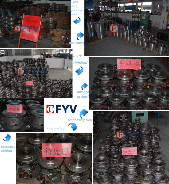 API Worm Gear Flanged Floating Ball Valve