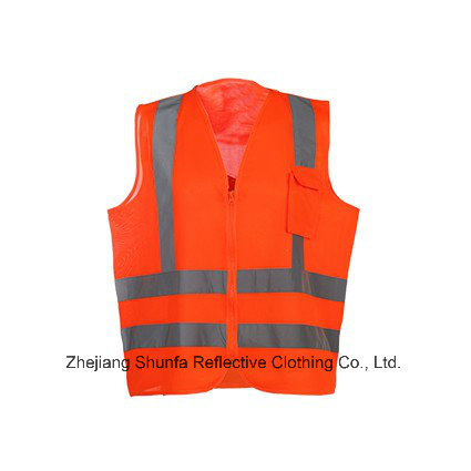 Reflective Safety Vest for Adults with En ISO20471