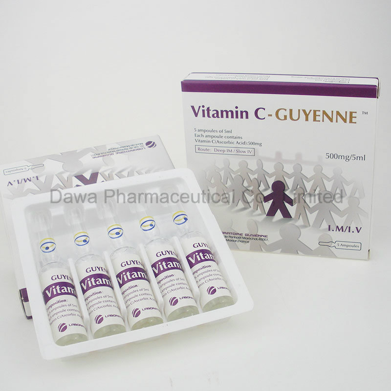 Guyenne 500mg/5ml Vitamin C Injection