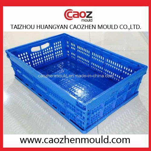 Plastic Foldable Turn Over Box Mould with Lid