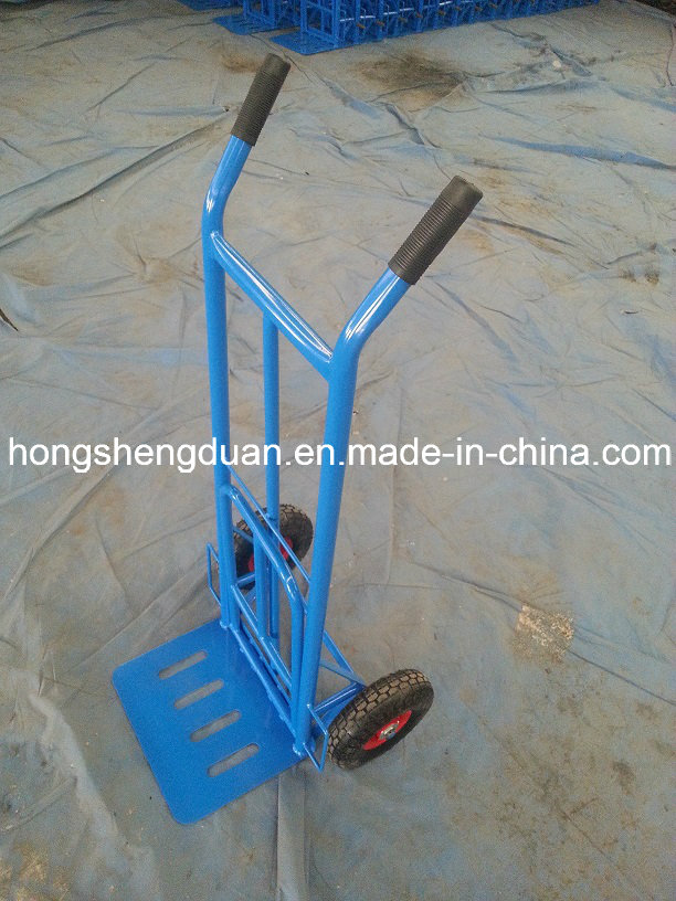 Hand Trolley Have Red Iron Material Made in China