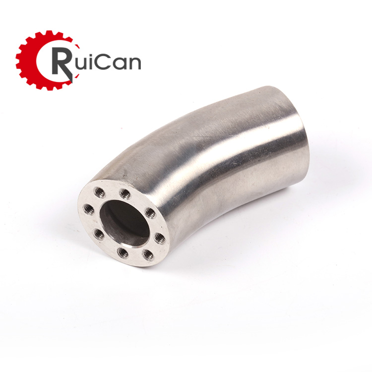 OEM customized stainless steel aluminum titanium process Mechanical fitting auto pipe parts with investment casting