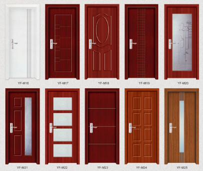 Popular Interior Wood Bathroom Toilet Pvc Door Design China Manufacturer