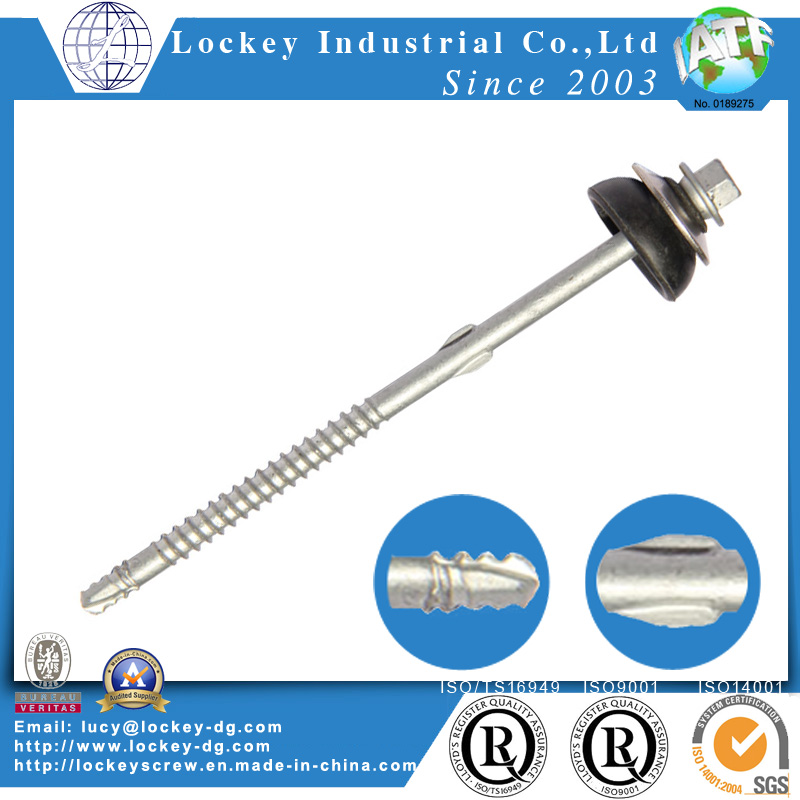 Carbon Steel Flat Head Phillips Self Drilling Screw with Wing