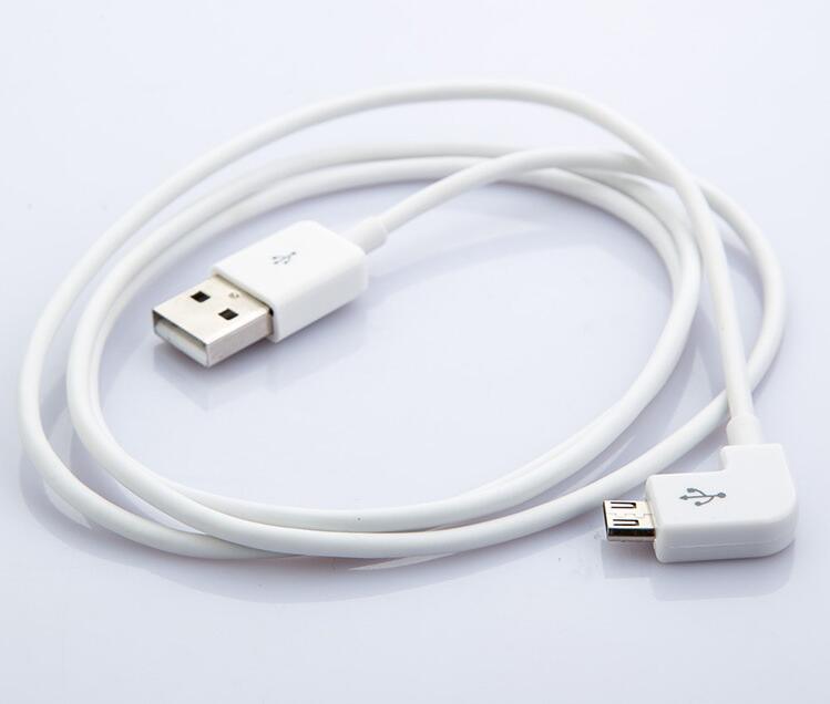 USB 2.0 to L Shaped Right Angle Micro USB Cable