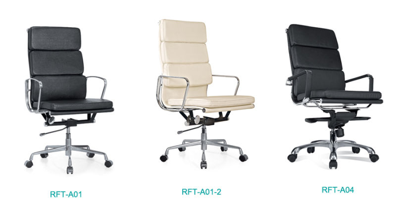 Modern Lift Swivel Eames Office Leather Executive Chair (RFT-A01-2)
