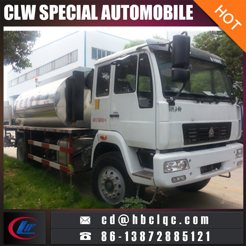 HOWO 10t Bitumen Delivery Tanker Bitumen Tank Truck Bitumen Sprayer Truck