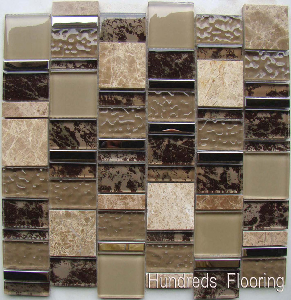 Mosaic Wall Tile/Glass Tile/Crystal Glass Mosaic (HGM369)