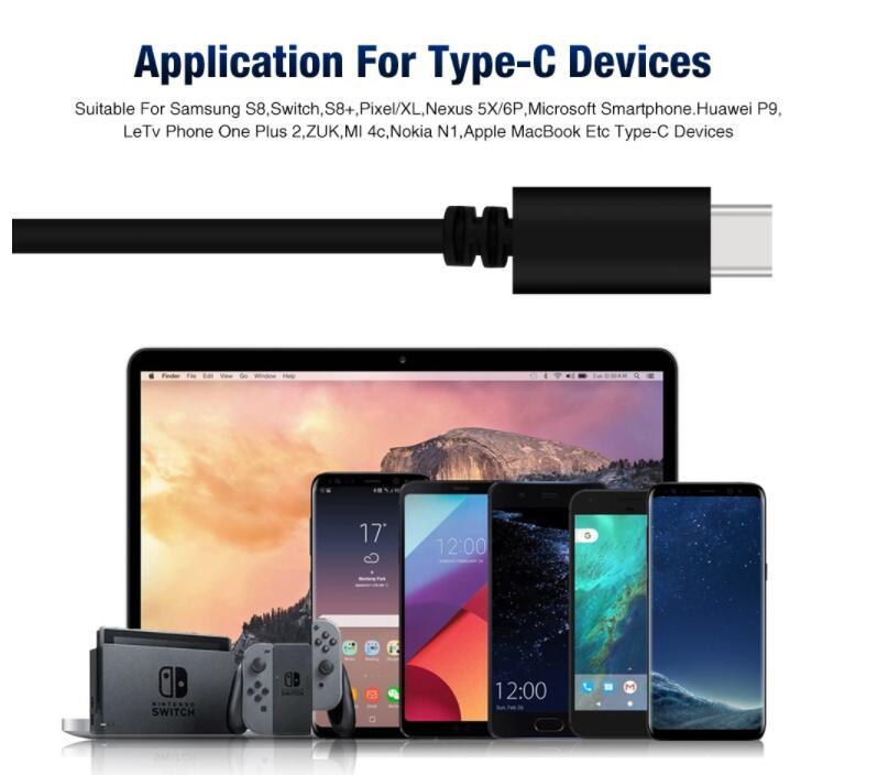 USB 3.1 Type -C إلى كابل شحن بيانات نقل البيانات USB 3.0