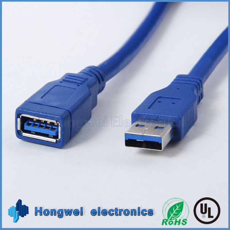 USB 3.0 Cable a Male to a Female Data Extension Cable