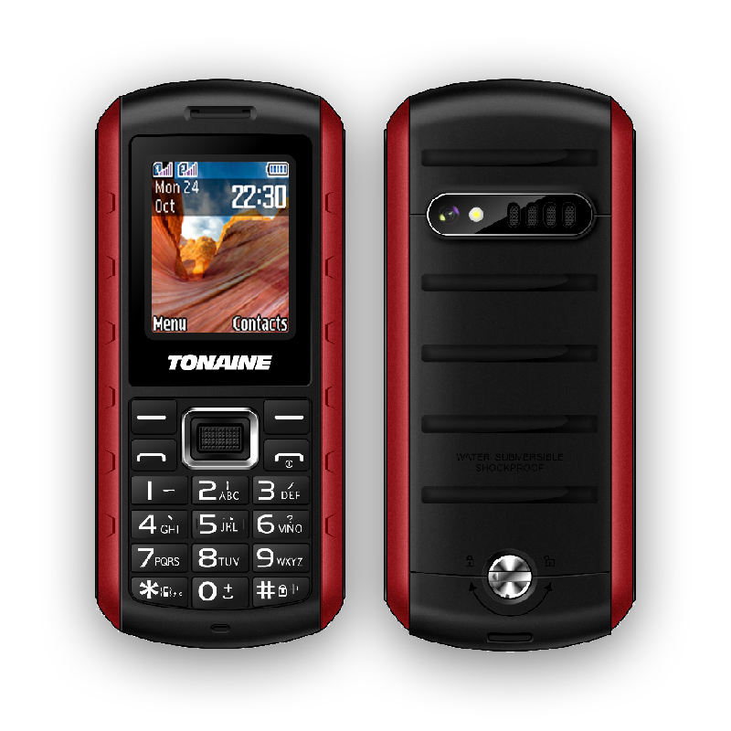 1.77inch Dual-SIM Waterproof Rugged Phone with IP67 and CE