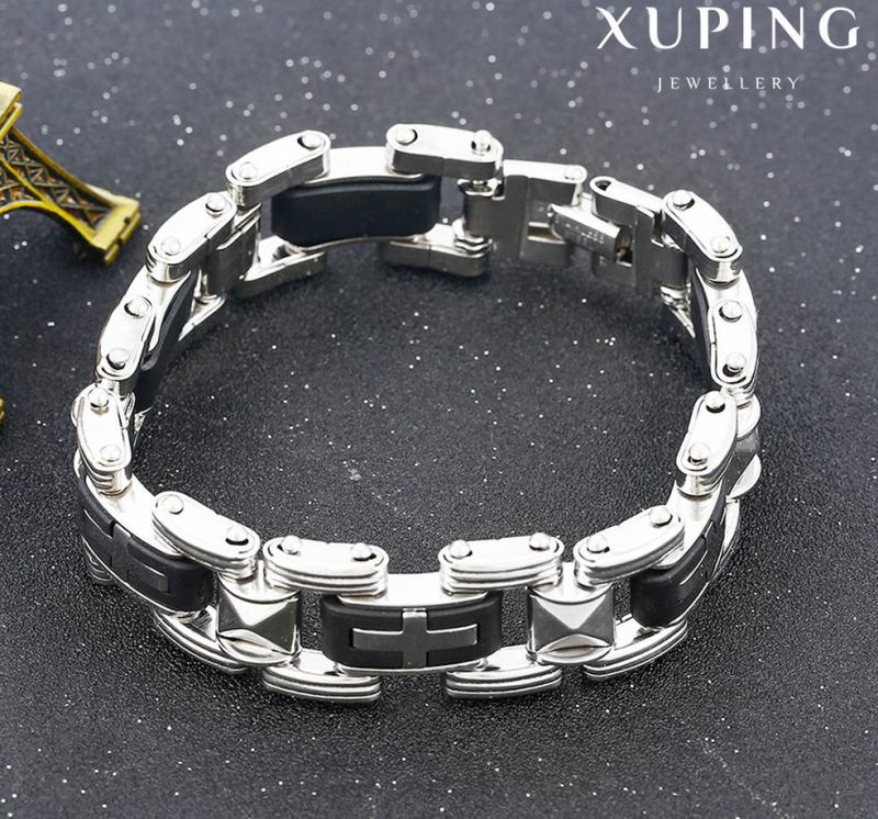 Fashion Cool Popular Latest Silver-Plated Stainless Steel Jewelry Watch Bracelet -Bracelet-7