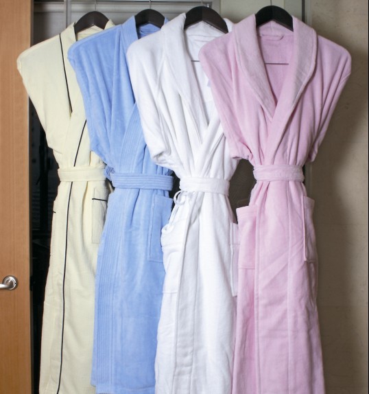 Men's Women's Super Plush Microfiber Fleece Bathrobe SPA Robe