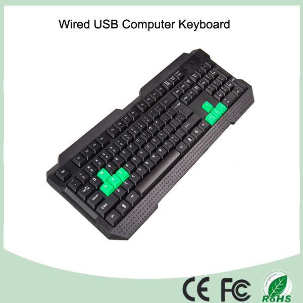 Durable UV-Coated Keys Wired Computer Keyboard (KB-1688)