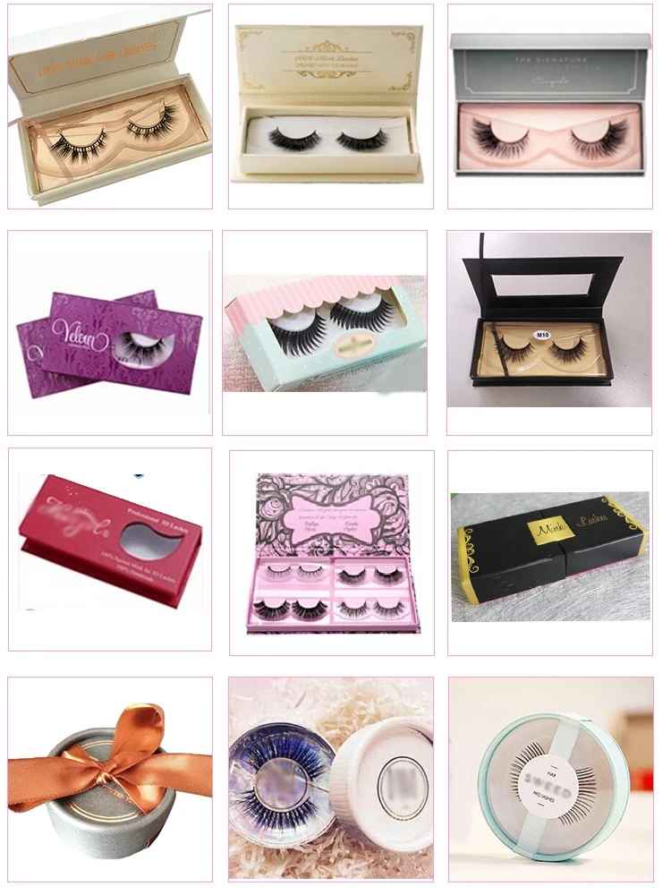 5 pairs 100% Real Mink Eyelashes 3D 