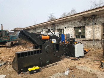 Q43-315 Cizalla automática de cocodrilo para barras de refuerzo de chatarra