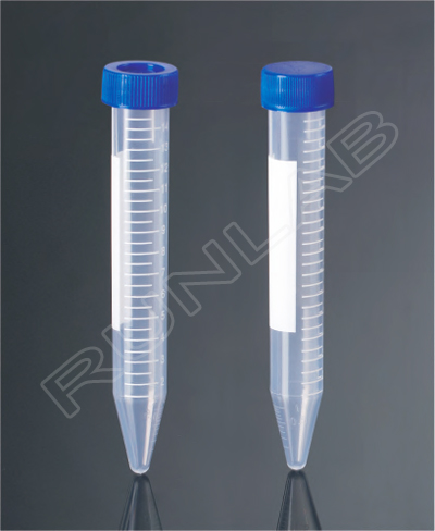 FDA and Ce Approved 15ml Conical-Bottom Centrifuge Tubes with Printed Graduation in Foam Rack Pack