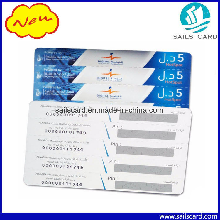 Paper & Plastic Prepaid Scratch Card