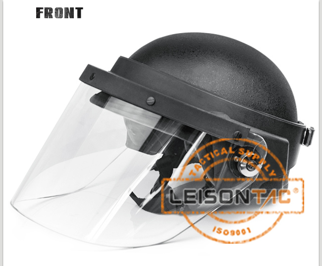 Ballistic Helmet with High Strength Reinforced PC Veil