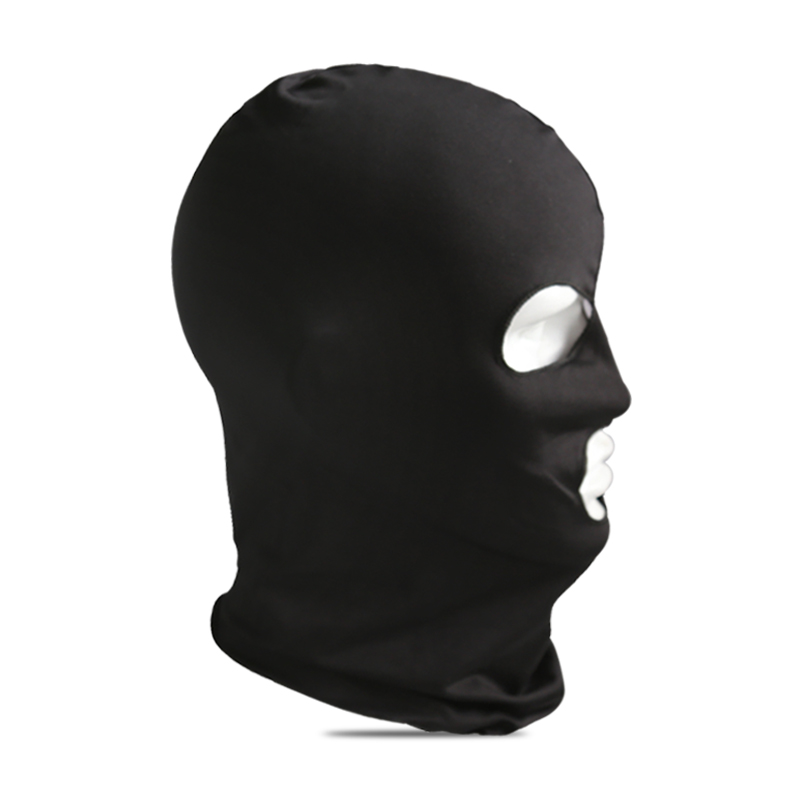 Military Airsoft Hunting Tactical Head Hood 3 Hole Head Face Mask Protector