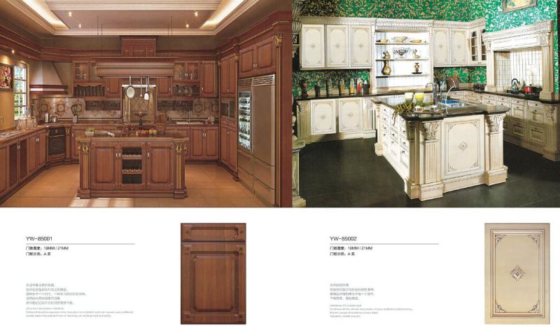 European Style Classic Water Proof PVC Vacumn Kitchen Furnitures Cupboard (MOQ one set)