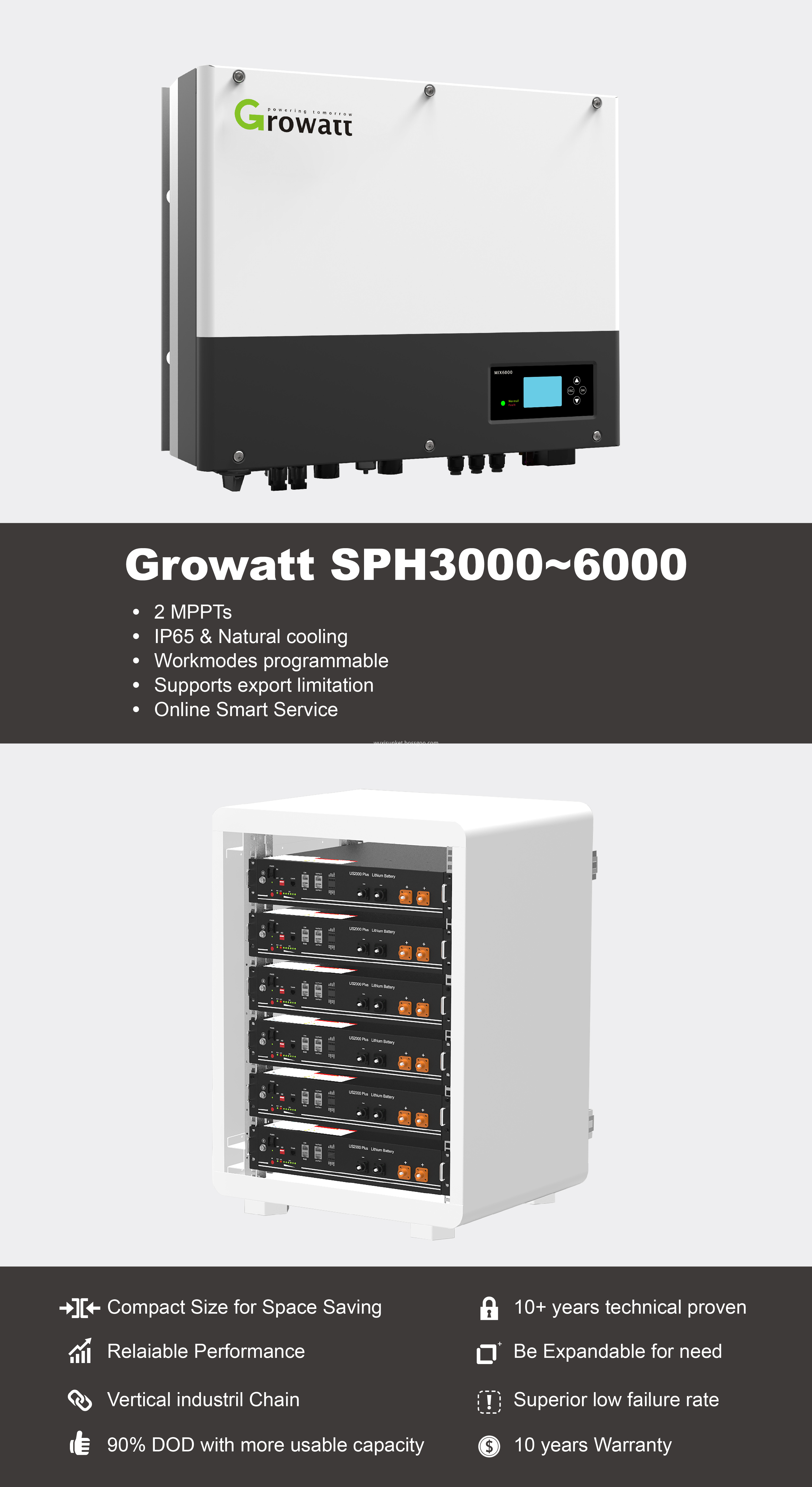 10KW On Off Grid Solarenergiespeichersystem 10KW On Off Grid Solar Energy Storage System