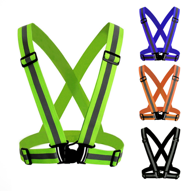 Chaleco reflectante verde fluorescente Fluorescent Green Reflective Vest