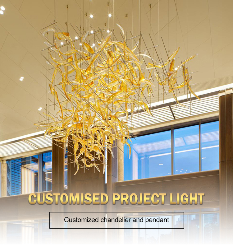 customizable luminaire pendant lights