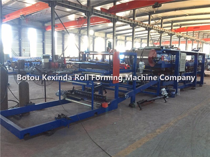 EPS/Rock Wool Roll Forming Machine, EPS/Rock Wool Sandwich Panel Production Line, EPS Continuous Sandwich Panel Production Line