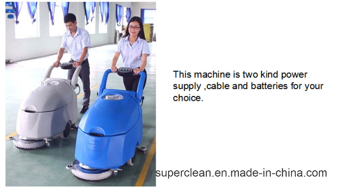 Walk Behind Floor Scrubber with Battery or with Cable